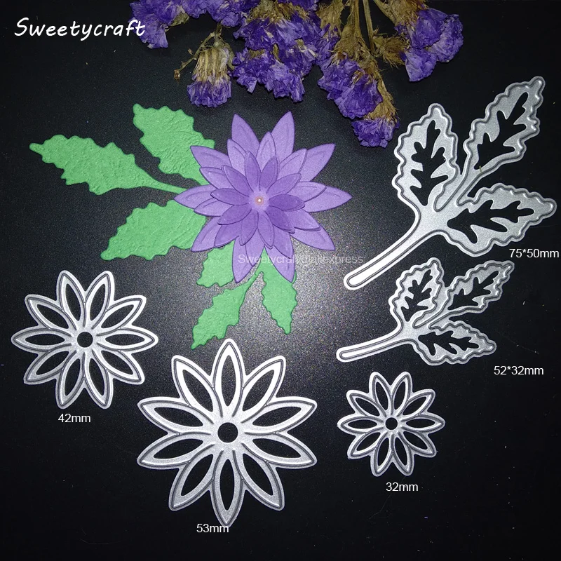 Flower Cutting Dies Leaf scrapbooking 0