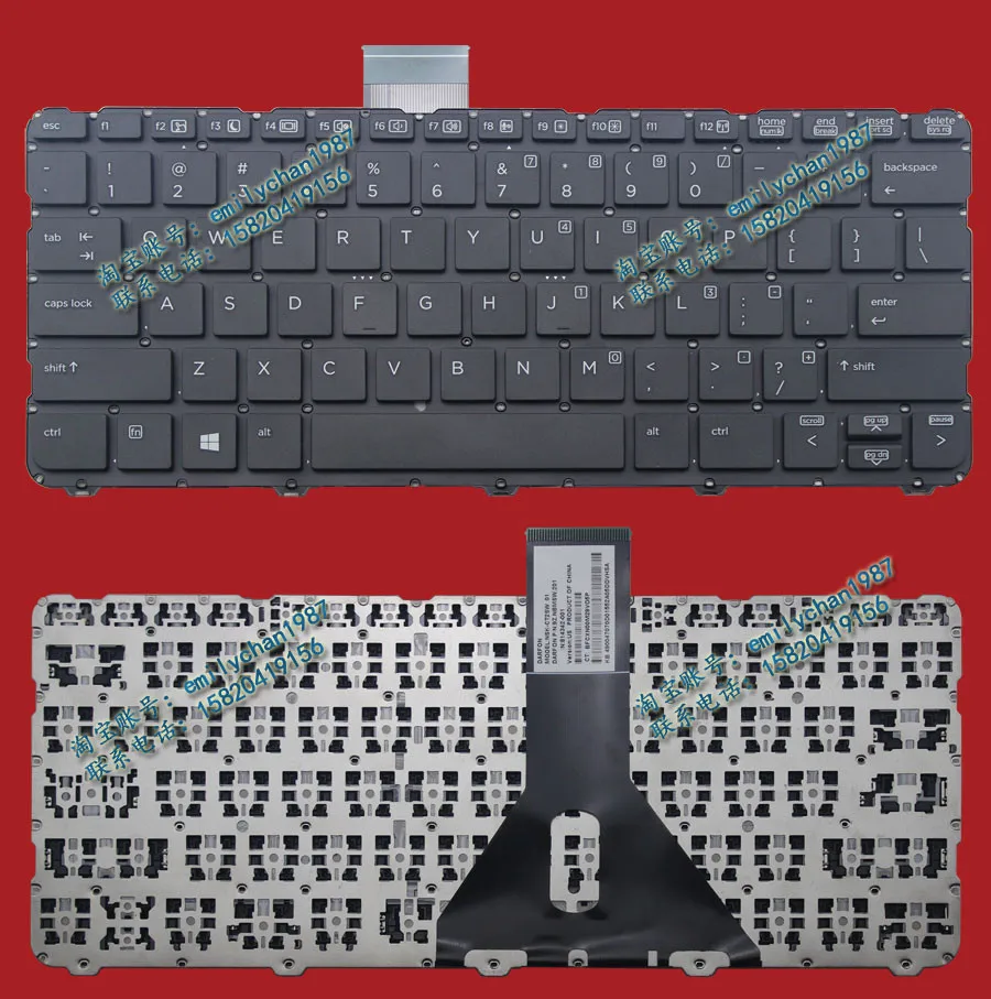 New original US standard For HP 11 EE G1 with black Laptop keyboard