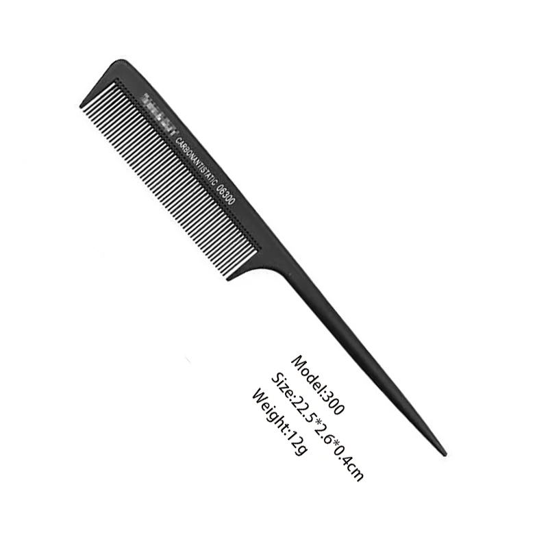 صالون تصفيف الشعر الكريكيت سامسونج شقة رئيس مشط المتوسطة قطع الكربون مشط حلاقة فرشاة مكافحة ساكنة أدوات الحلاق