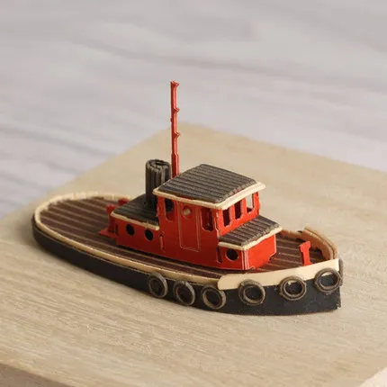 

Creative Motorship Model Mini Papercraft For Kids Paper Toy