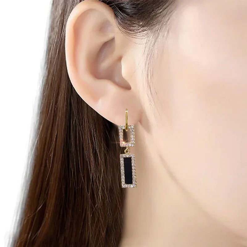 

925 Silver Needle Earrings for Women Anti-allergic Earrings Female Personality Earring Temperament Bohemian Earrings