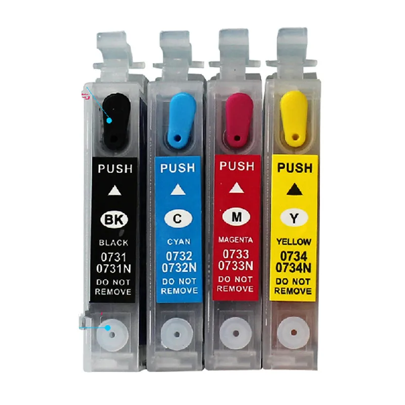 

T0731-T0734 Empty Refillable Ink Cartridge Compatible For Epson Stylus CX3900 CX4900 CX5500 CX5600 CX5900F Auto Reset Chip