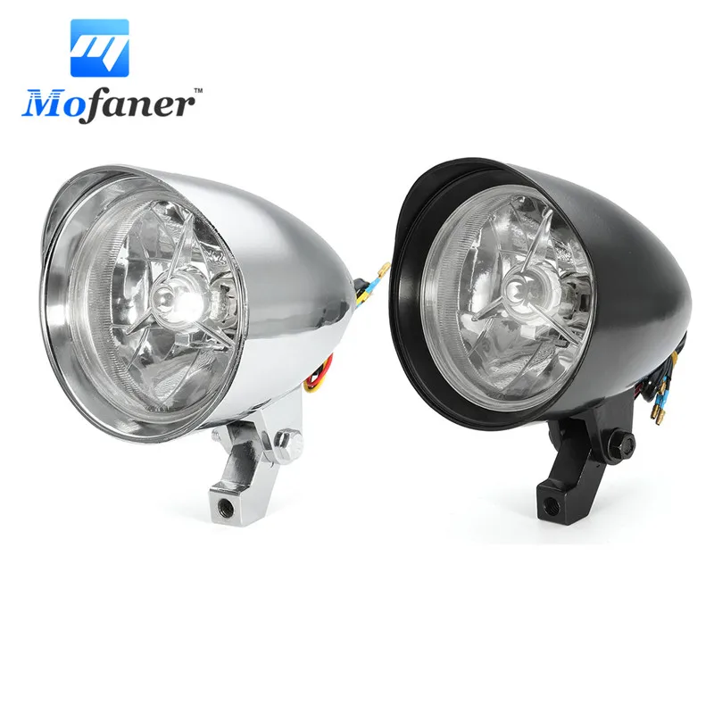

4.7" Bullet Moto Headlight For Harley-Sportster XL Dyna Softail FXST Chopper Bobber
