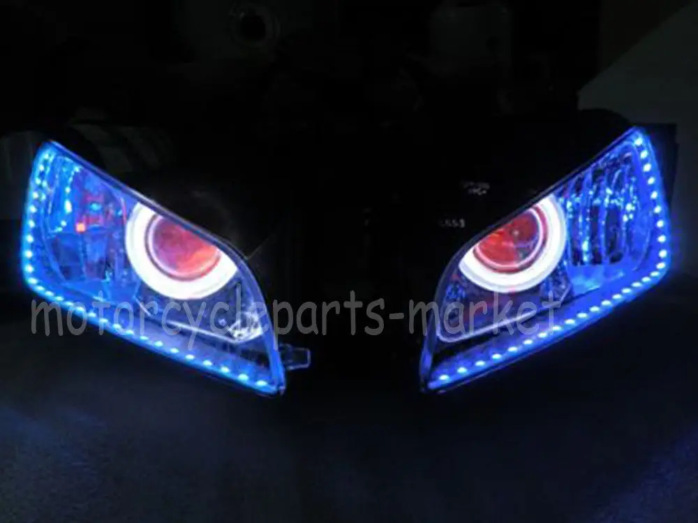 Фара для мотоцикла Angel Eye HID проектор Demon фара в сборе Honda CBR600RR CBR 600 RR 2003 2006 уличный