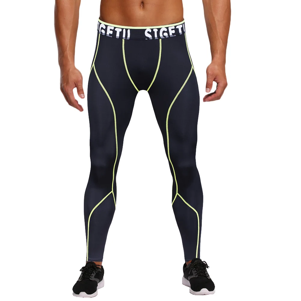 Men Compression Baselayer Long Johns Pants Quick dry Sports Tights Soft