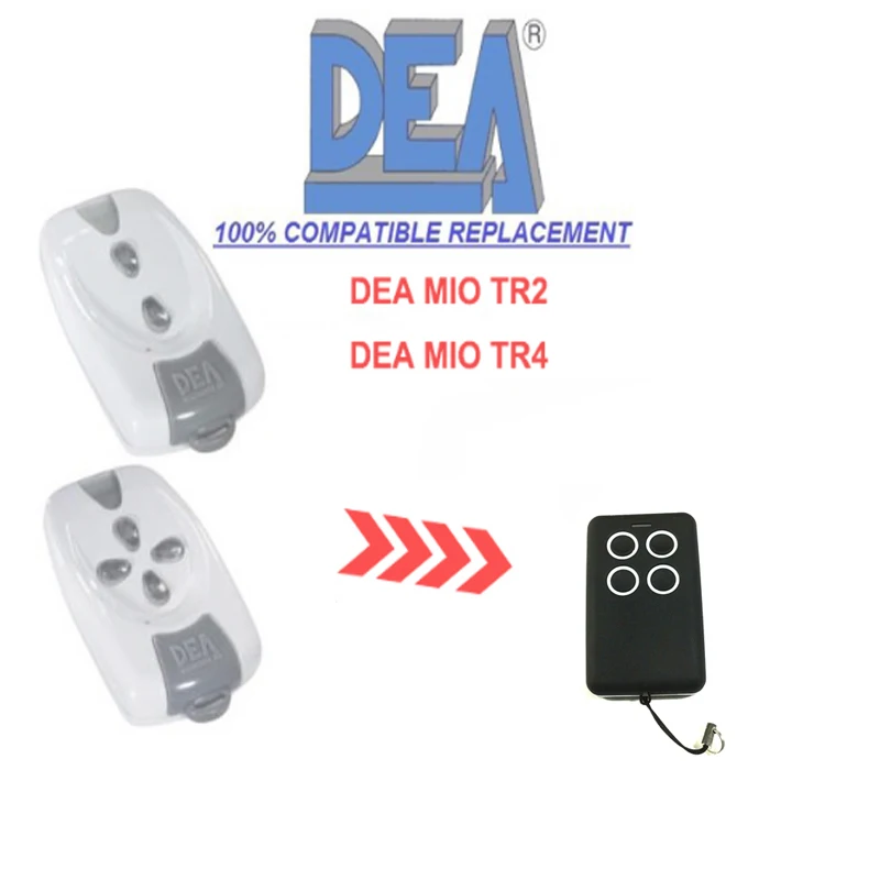 

1pcs FOR DEA MIO TD TR 2/4 Rolling Code remote key fob CR2032 Battery free shipping