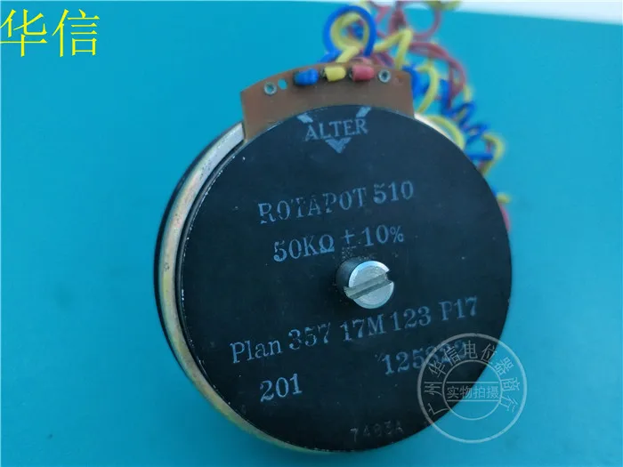 

[VK] Used ALTER POTAPOT 510 50K biaxial conductive plastic potentiometer switch