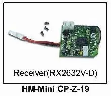 Walkera Мини CP части приемника (RX2632V D) HM Mini Z 19|walkera mini cp|walkera receiver |