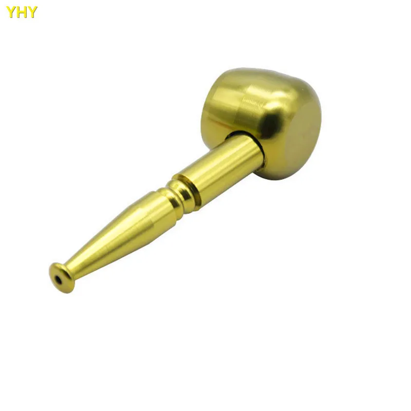 3.9inch Pot Metal Smoking Pipe Tobacco Dry Herbal Cigarette Cigar Pipe Tool Accessories Filter Tips Holder 6 Colors  01