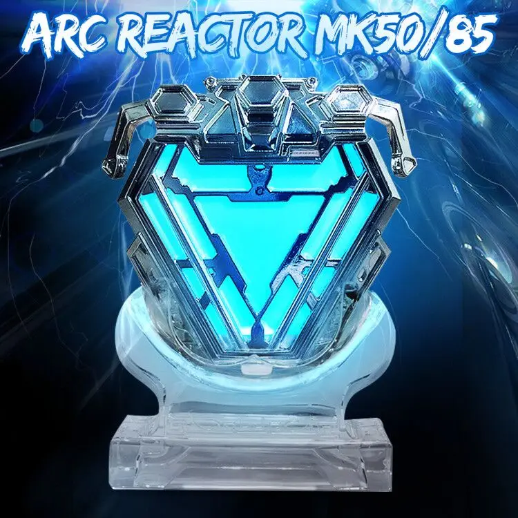 

1:1 scale MK50 Arc Reactor Men Chest LED Light Action Figure Model Toys Dolls Movie Props DIY Model Kit Collection Gits