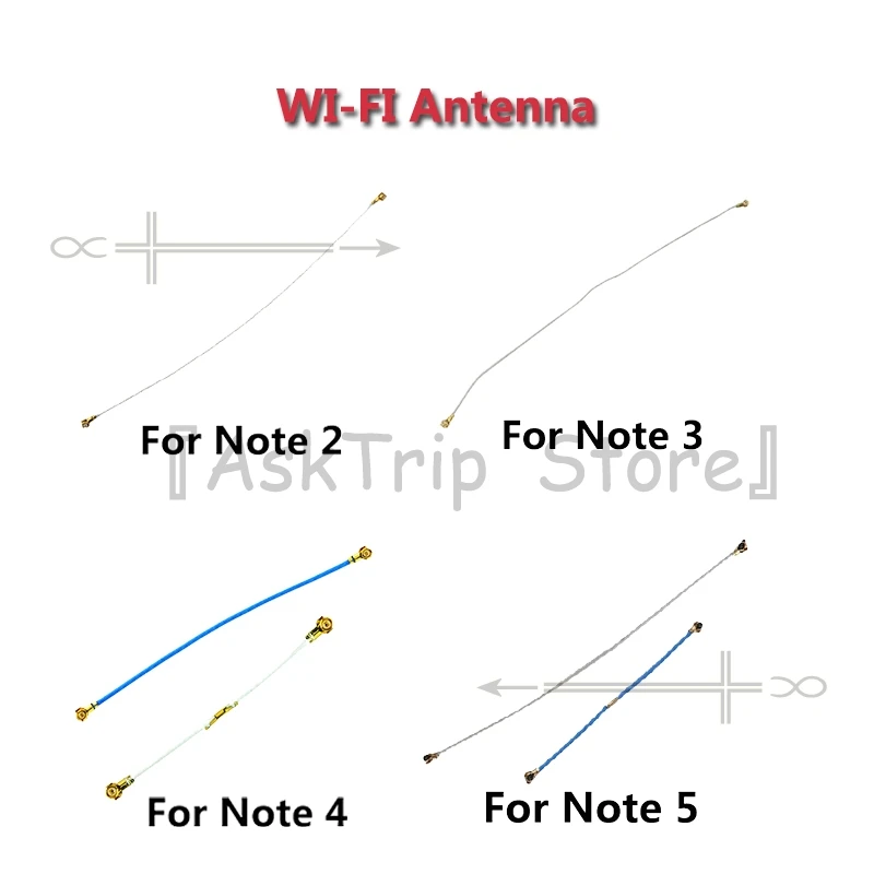 100% новый Wi Fi гибкий кабель для Samsung Galaxy Note 2 3 4 5 8 антенна запасные части
