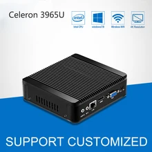 Mini PC 4K Windows 10 Mini Computer Celeron 3965U DDR4 RAM Office Computer Desktop Barebone HTPC HD Graphics 610 HDMI TV BOX