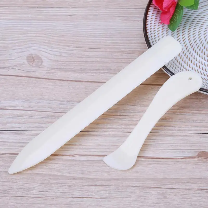 

2pcs Paper Creaser Set for DIY Scrapbooking Card Making Photo Album Paper Folding Tool Crafts Edge Side Slicker Letter Opener