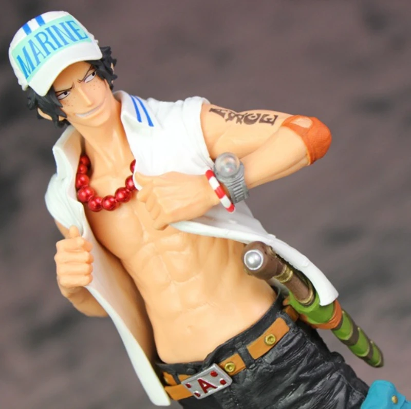 Цельная фигурка животного KOF Ace King of Artist One Piece The Portgas D Marine Ver. Экшн из ПВХ|Игровые