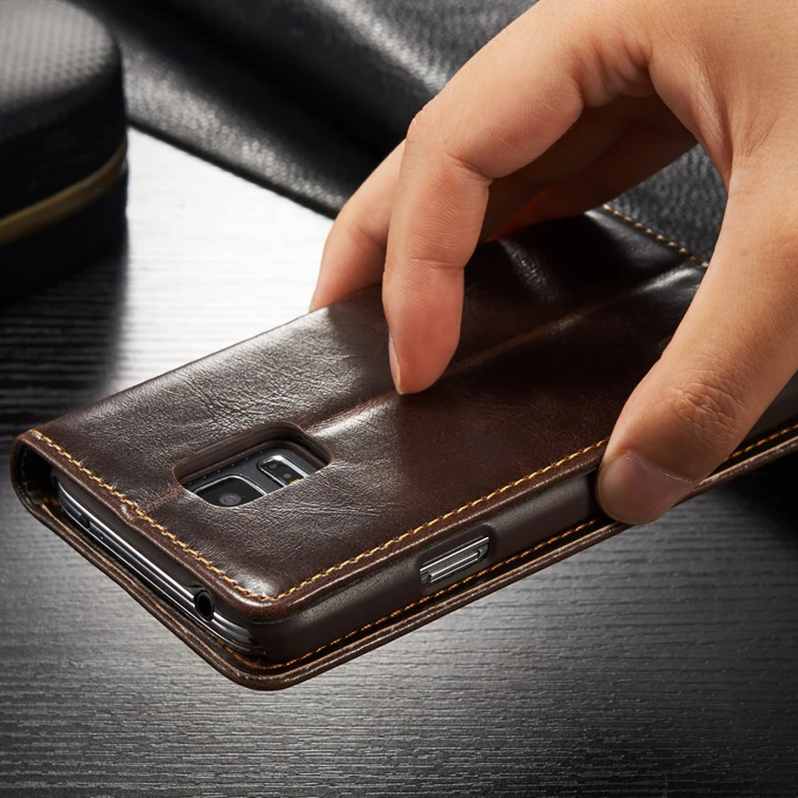 De Lujo Original del teléfono caso de la sFor Fundas Samsung Galaxy S5 caso Coque Samsung S5 mini G800 Auto billetera magnética cubierta