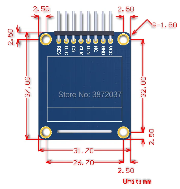 FZ3326-0.95 oled display module-3