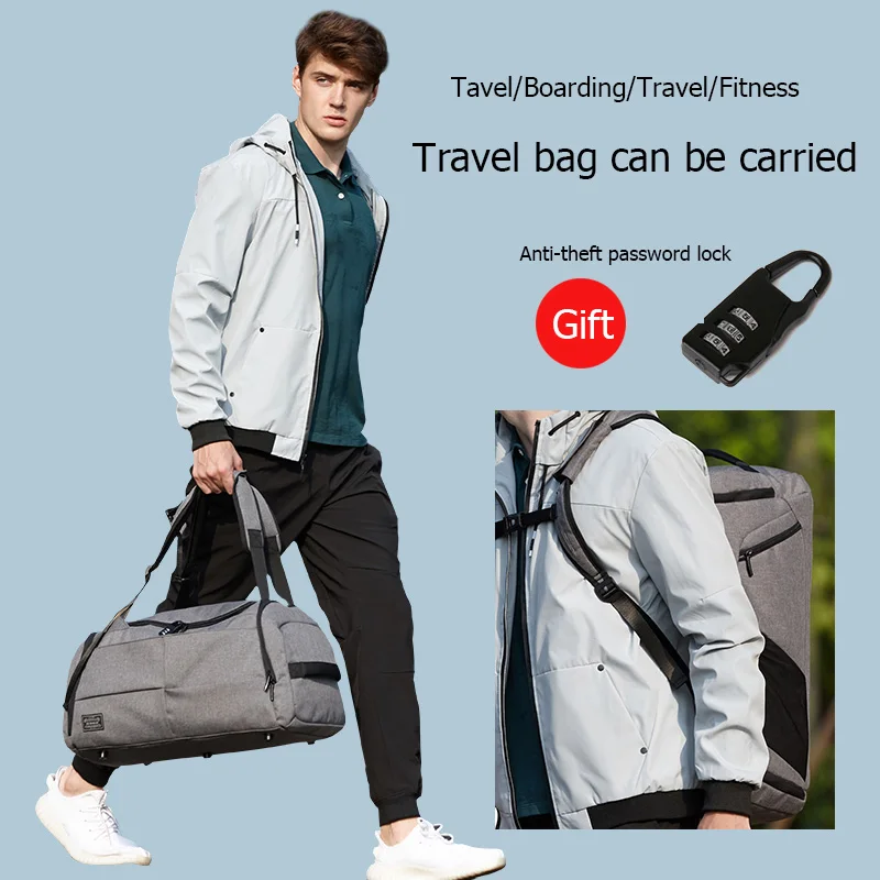  15 inchMultifunction Men Woman Sport bag Fitness Bags Laptop Backpacks Hand Travel With Shoes Pocke