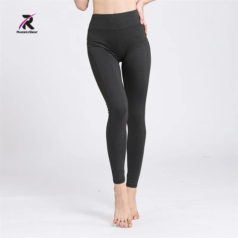 Женские брюки для йоги осень зима тонкие свободные спортивные штаны черные серые штаны с высокой талией