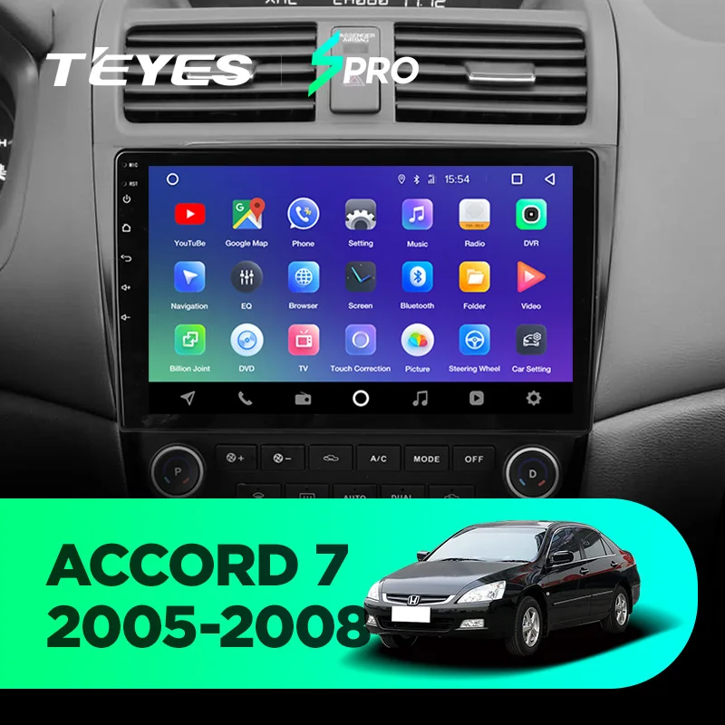 Cheap TEYES SPRO For Honda Accord 7 CM UC CL 2005 2006 2007 2008 Car Radio Multimedia Video Player Navigation GPS Android 8.1 No 2din 1