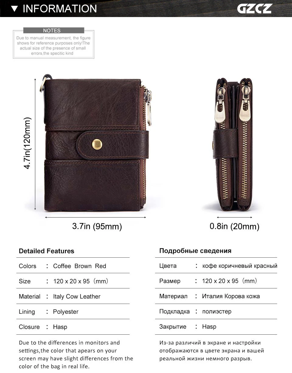 GZCZ,, брендовый мужской кошелек, натуральная кожа, RFID, кошельки, мини кошелек для монет, Короткий Мужской клатч, кошелек для мужчин, s, маленькая сумка для денег, высокое качество