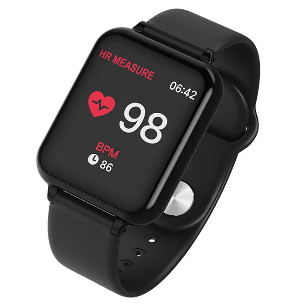 B57c цветной экран Смарт часы пульсометр кровяное давление мониторинг сна информация напоминает счетчик шагов спортивный браслет