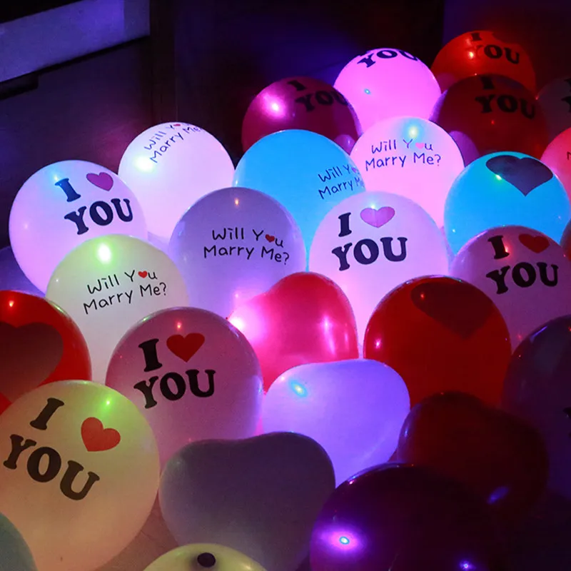 

20pcs! 12inch LED Latex Thickening Pearl balloons for wedding Party Birthday decoration Classic toys christmas gift