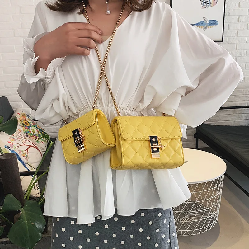 

Female Crossbody Bags For Women 2019 High Quality Leather Luxury Handbag Designer Sac Main Ladies Lattice Shoulder Messenger Bag