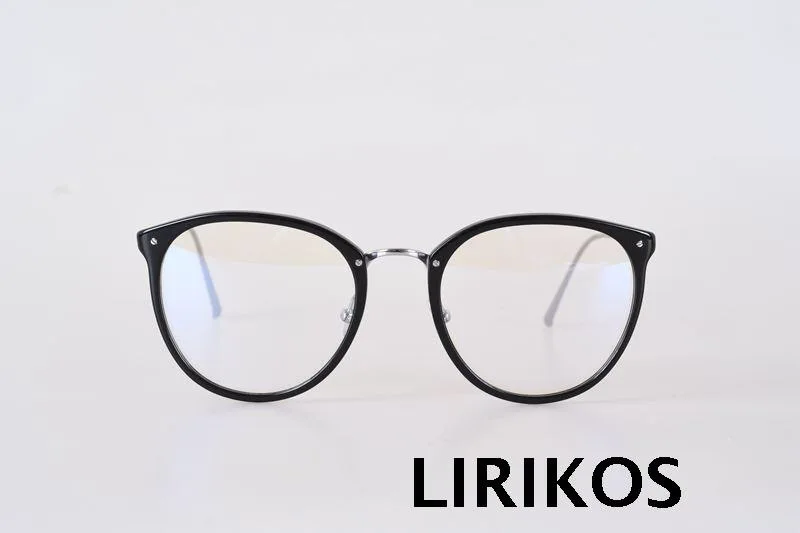 LIRIKOS чистый Титан бабушка шик модный округлые Для женщин очки