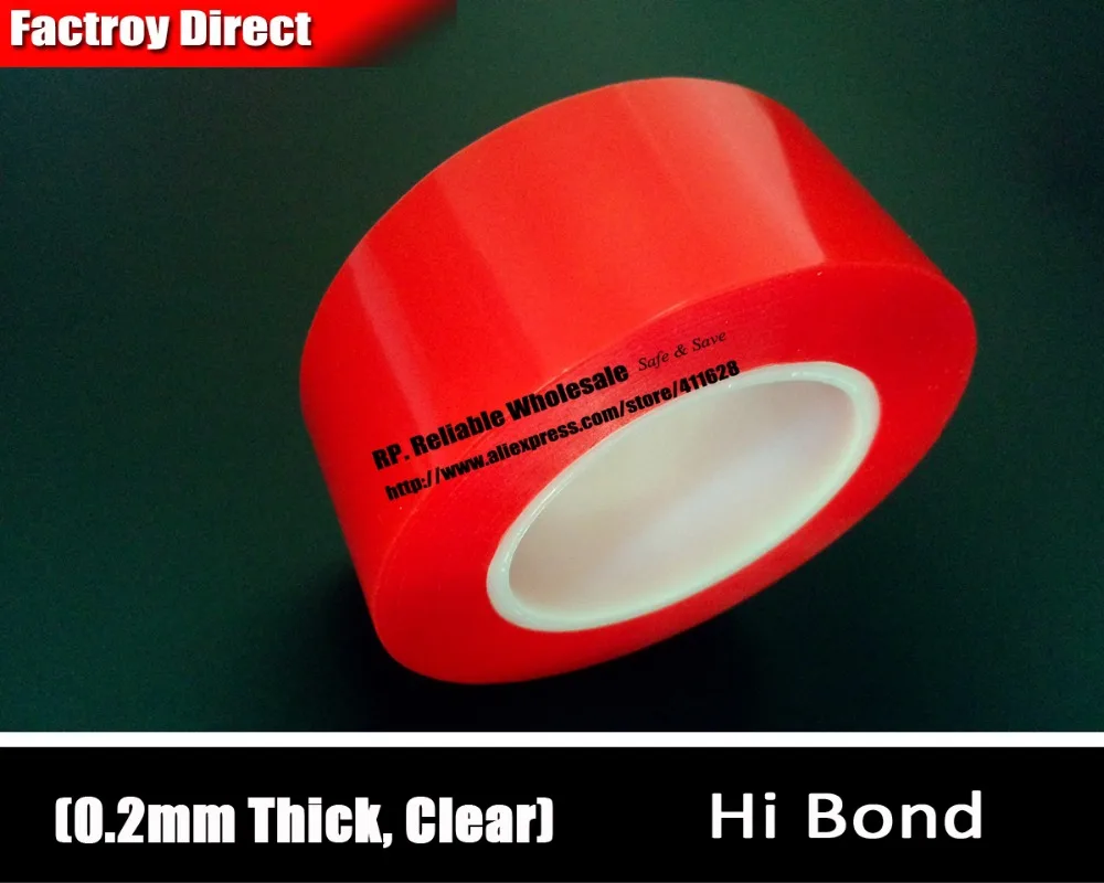 0,2 мм толщиной)(30 мм~ 39 мм выберите* 25 м) Hi-bond акриловая Двусторонняя Клейкая прозрачная лента для светодиодный, автомобильная панель, Ремонт экрана телефона
