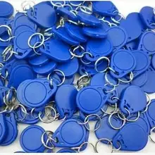 100 шт Красочные 125 кГц EM4100 TK4100 ID карты брелки электронные ключи безопасности брелки для ключей цепи для RFID ID Смарт-вход доступ карты тега