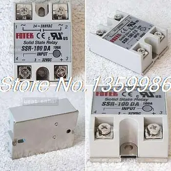 

10 pcs Solid State Relay SSR-100DA 100A 3-32VDC/24-380VAC