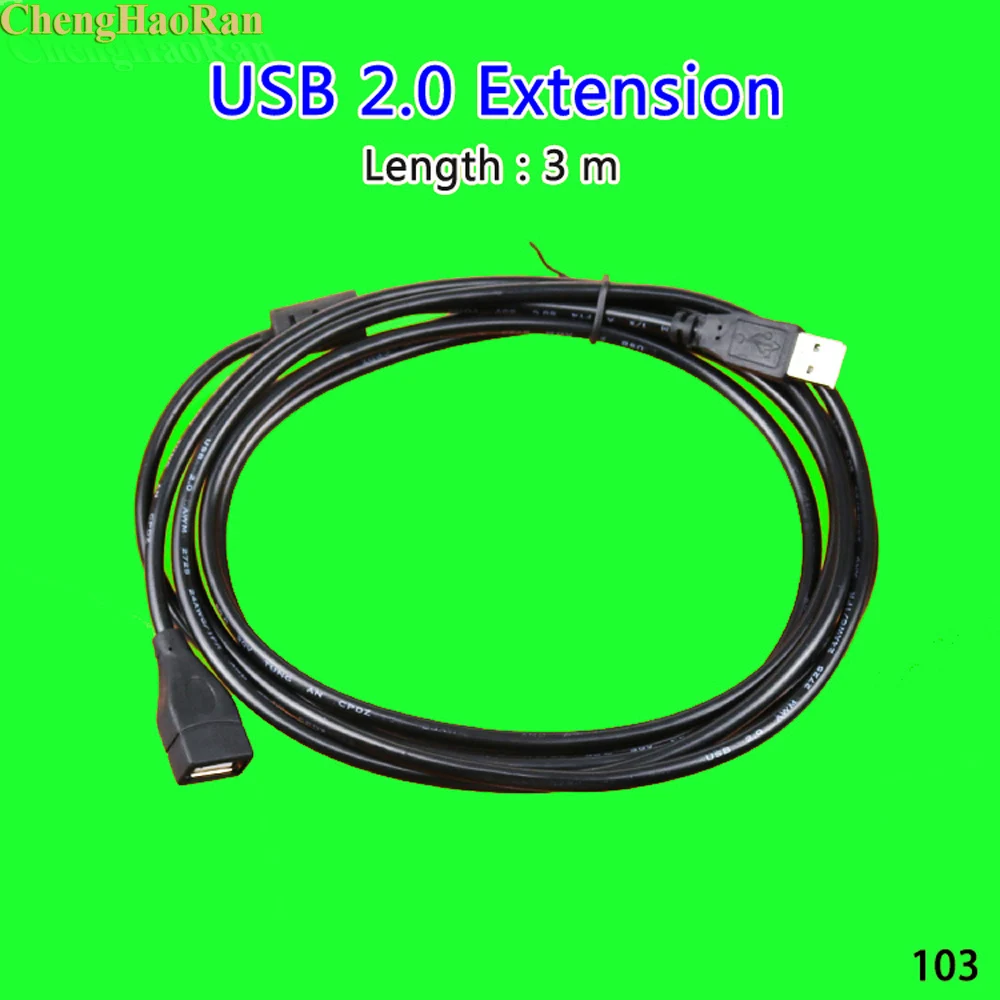 Buy 5pcs With ring USB 2.0 Male to Female USB