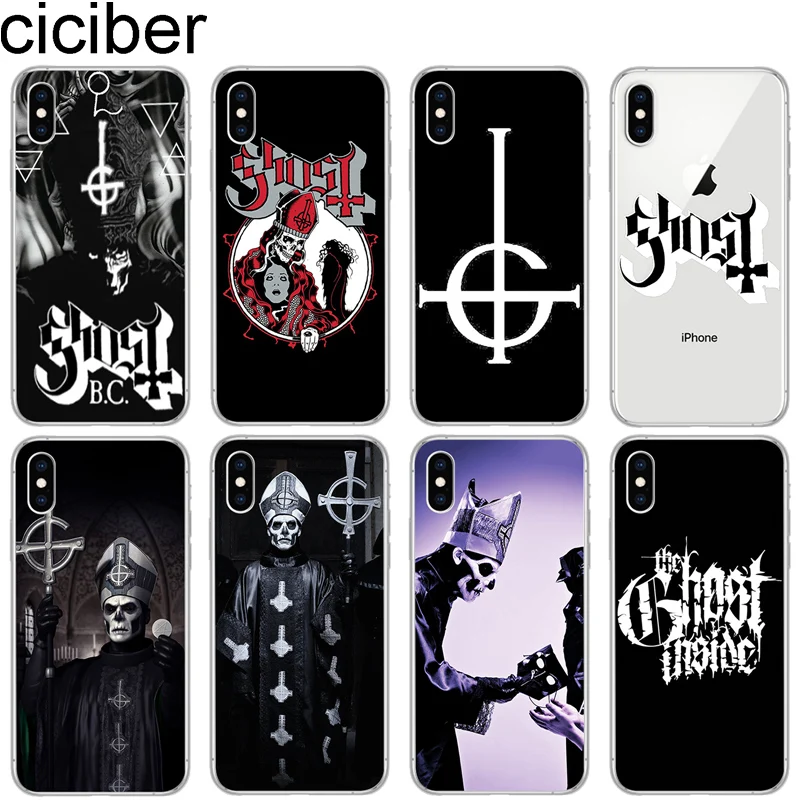 

cicibers Phone Case for iphone 11 Pro Max 7 8 6 S Plus 5 5S SE Soft Silicone TPU Cover for iphone X XR XS MAX Fundas Ghost band