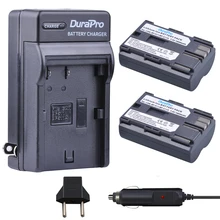 2pc 7.4V 1800mAh BP-511 BP 511 Camera Battery + Car Charger + EU Adapter for Canon BP-511 BP-511A BP 511A 50D 40D 30D D60 D30 5D
