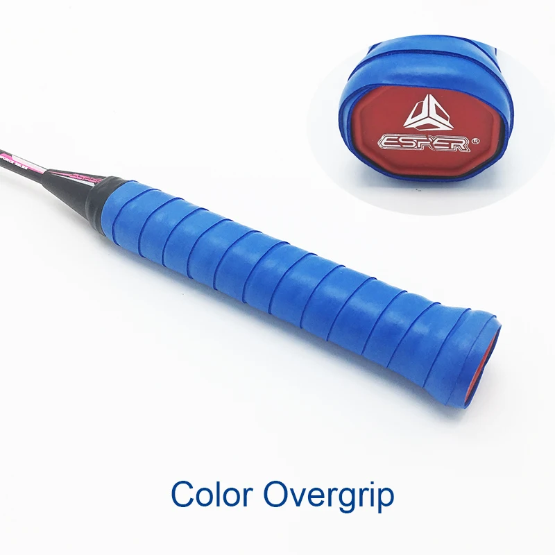 Raqueta de Bádminton de alta calidad Super Luz de fibra de carbono 4U de alta tensión 35lbs raquetas de bádminton con cuerda y regalos