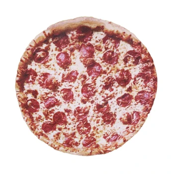 

Comfort Wrap Blanket Food Creations Pizza Hamburger Throw Perfectly Round Bathroom Carpet Polyester Tortilla Throw Home Textile
