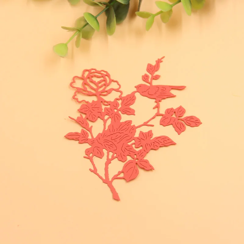 

Metal Birds and Flowers Cutting Dies Stencils for DIY Scrapbooking/photo album Decorative Embossing DIY Paper Cards