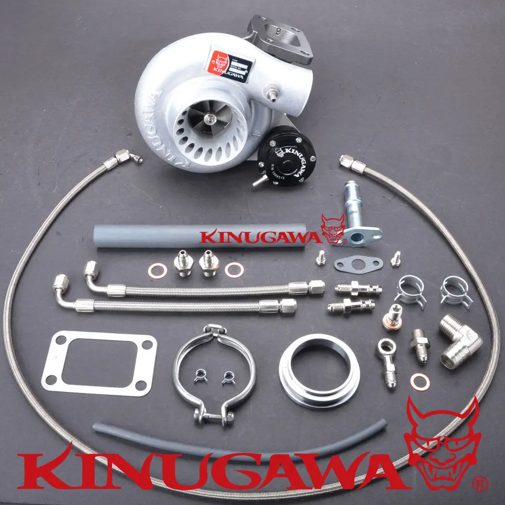 Турбокомпрессор kinugawa TD05H-16G w/6 cm T3 v-полосный корпус турбины для TOYOTA 1HZ Land Cruiser