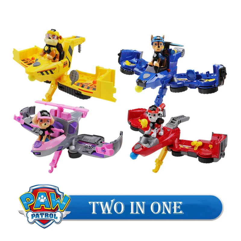 

Paw Patrol Dog Vehicle Toys Without Original Box Action Figure Transformation Car aircraft Model Children Gifts Boys Toys D49