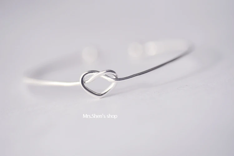 

ZTUNG LVP43 women fine jewelry,925 silver love heart shape bracelet,fashion and simple bracelet for young lady