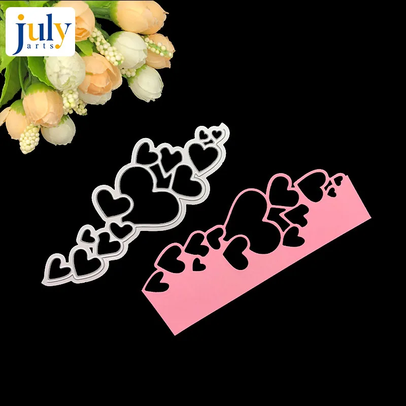 

Julyarts Heart Shape Frame Cutting Dies Stencil for DIY Scrapbooking Die Photo Album Embossing Paper Cards Making Crafts