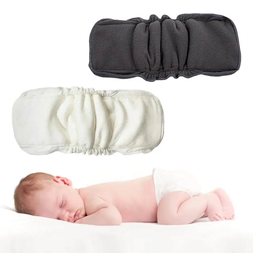 

Reusable Bamboo Charcoal Diaper Nappy Baby Cloth Diaper Mat Liners 5 Layers Bamboo Insert Antibacterial