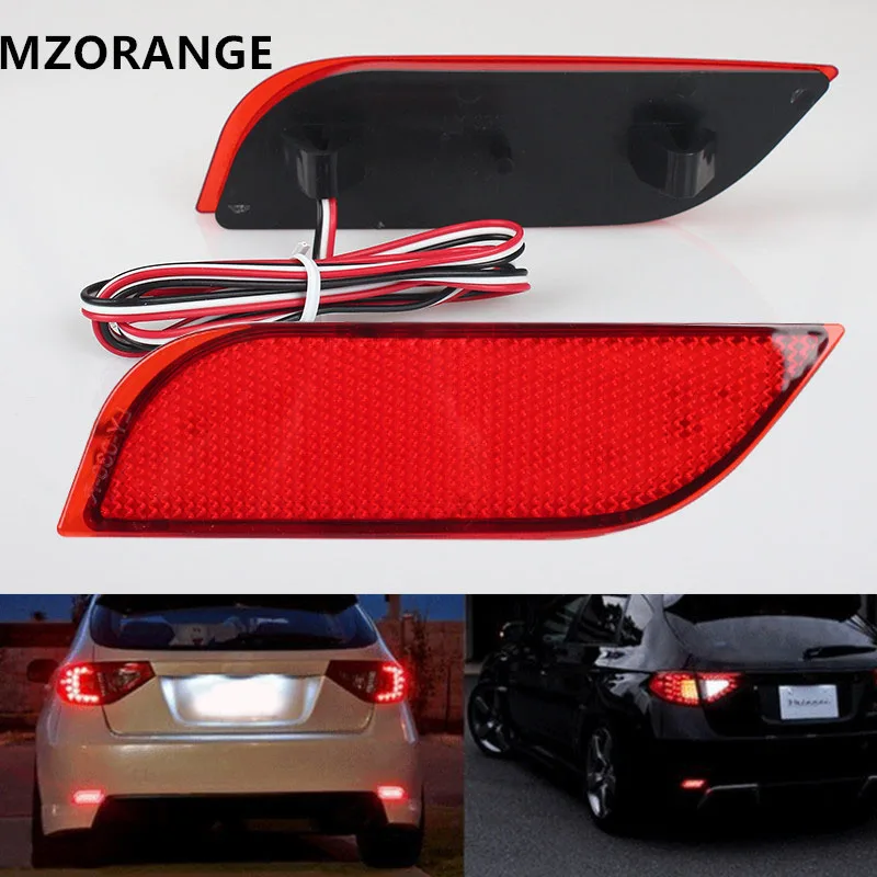 

2Pcs Backup Tail Light Rear Bumper Lamp For Subaru /Impreza/XV/WRX/LEVORG/Crossover LED Reflector stop Brake light fog lamp