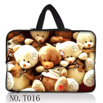 

Teddy Bear Laptop Sleeve Case 7.7" 10.1" 11.6" 12.1" 13.3" 15.6" Computer Carry Bag Bolsa Tablet Bag For 7 10 12 13 15 Inch PC