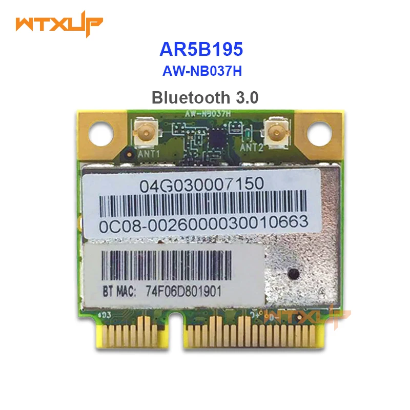 Atheros Ar5b195 For Azurewave Aw-nb037h Half Mini Pci-e Wifi 150mbps ...