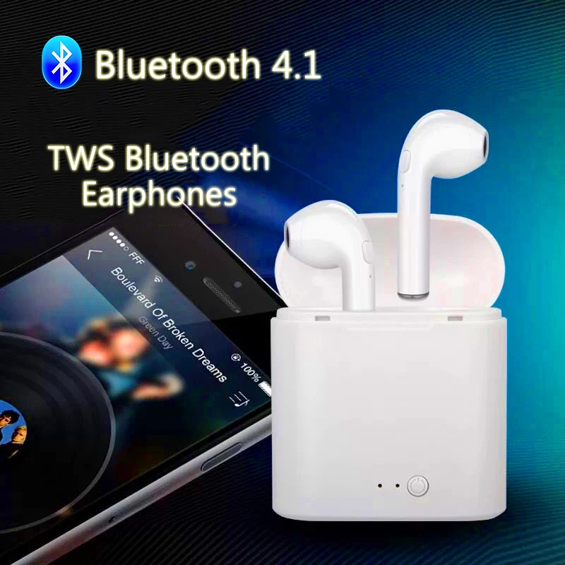 Buyfun TWS סט זוג אוזניות אלחוטי אוזניות Bluetooth מוסיקה בתוך האוזניים Earbud עבור iPhone X 7 לוח טלפון סמסונג Xiaomi Sony