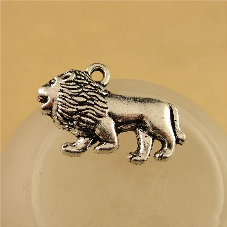 SEA MEW 50 PCS 19*27MM Antique Bronze Plated Vintage Metal Zinc Alloy Lion Pendant Charm Jewelry Accessories | Украшения и