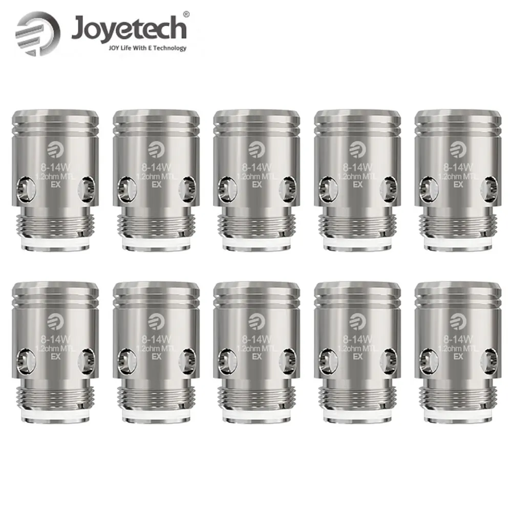 

Original Joyetech EX 0.5ohm DL. Coil and EX 1.2ohm MTL. Coil 5pcs Fit For CUBOID Lite Exceed D22 Atomizer