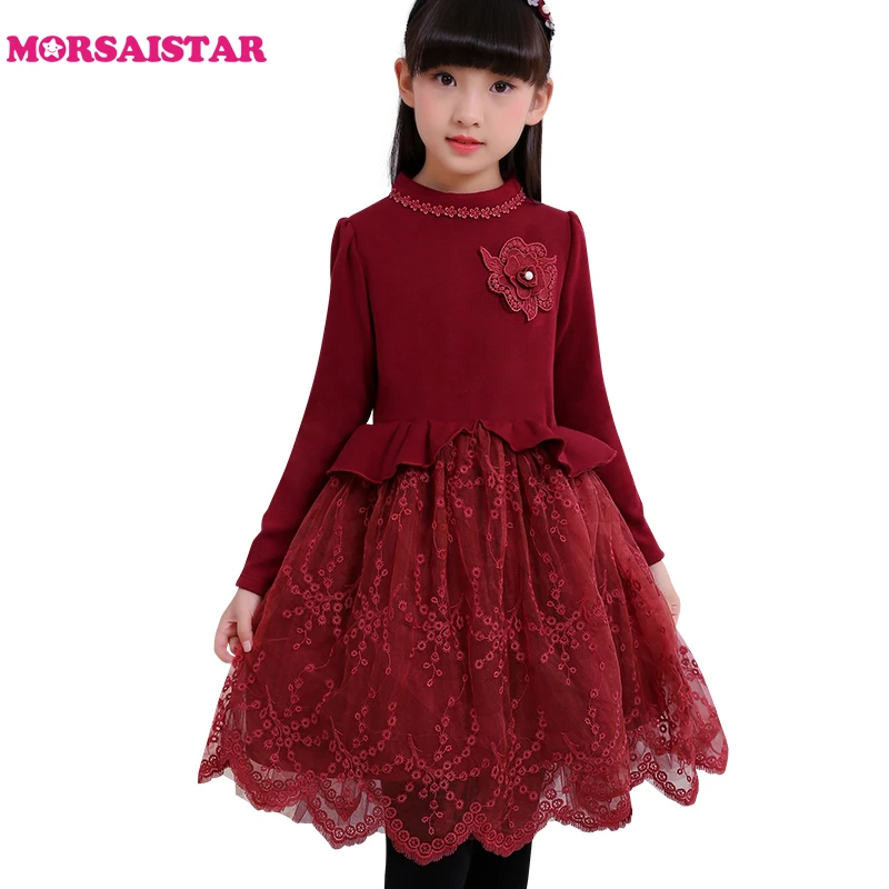 vestido infantil vinho