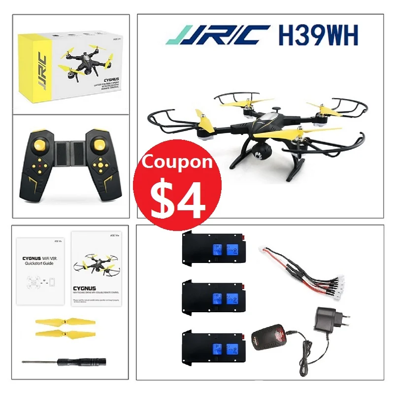 

JJRC H39 H39WH Wifi FPV 720P Camera Foldable Altituded Hold Drone 2.4G 4CH Beauty mode RC Quadcopter Better than VISUO XS809HW